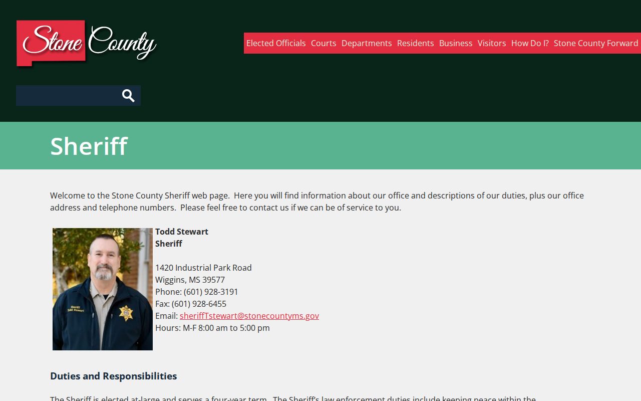 Stone County criminal docket sheriff jail docket source page