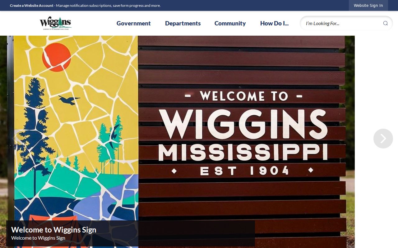 Wiggins court docket City of Wiggins official home navigation